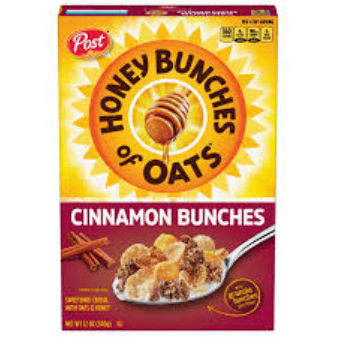 POST HONEY BUNCH OATS CINAMON 411G